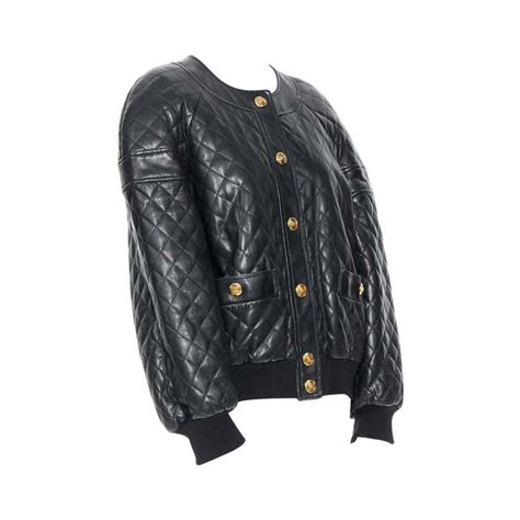 leather chanel jacket|Chanel leather jacket price.